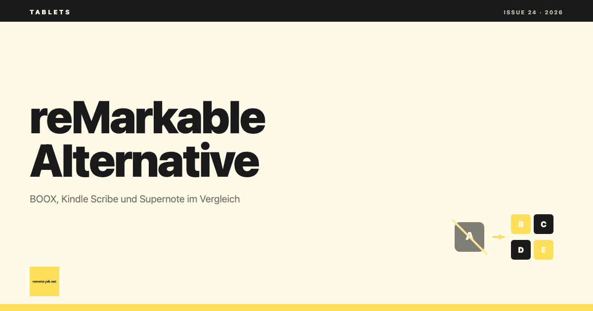 remote-job.net: reMarkable Alternative