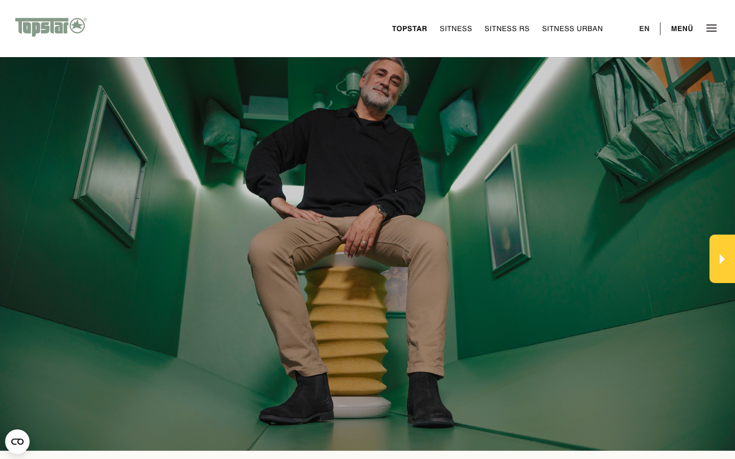 Topstar Website mit Sitness Buerohockern