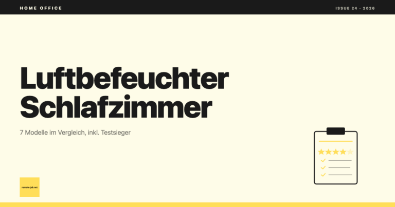 remote-job.net: Diese 7 Luftbefeuchter fürs Schlafzimmer sind echt praktisch (und beliebt)