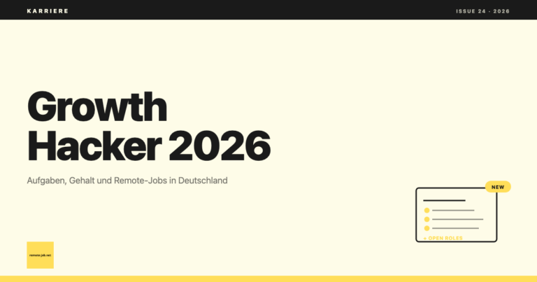 remote-job.net: Growth Hacker: Aufgaben, Gehalt und Remote-Jobs 2026