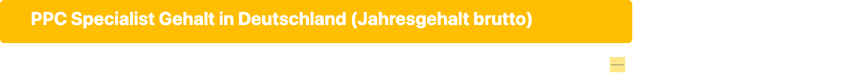 PPC Specialist Gehalt in Deutschland 2026: Durchschnittsgehalt nach Erfahrungslevel