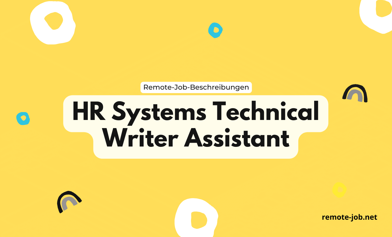 HR Systems Technical Writer
