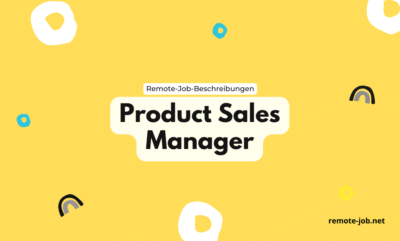 Product Sales Manager