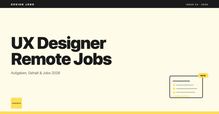 remote-job.net: UX Designer Remote Jobs