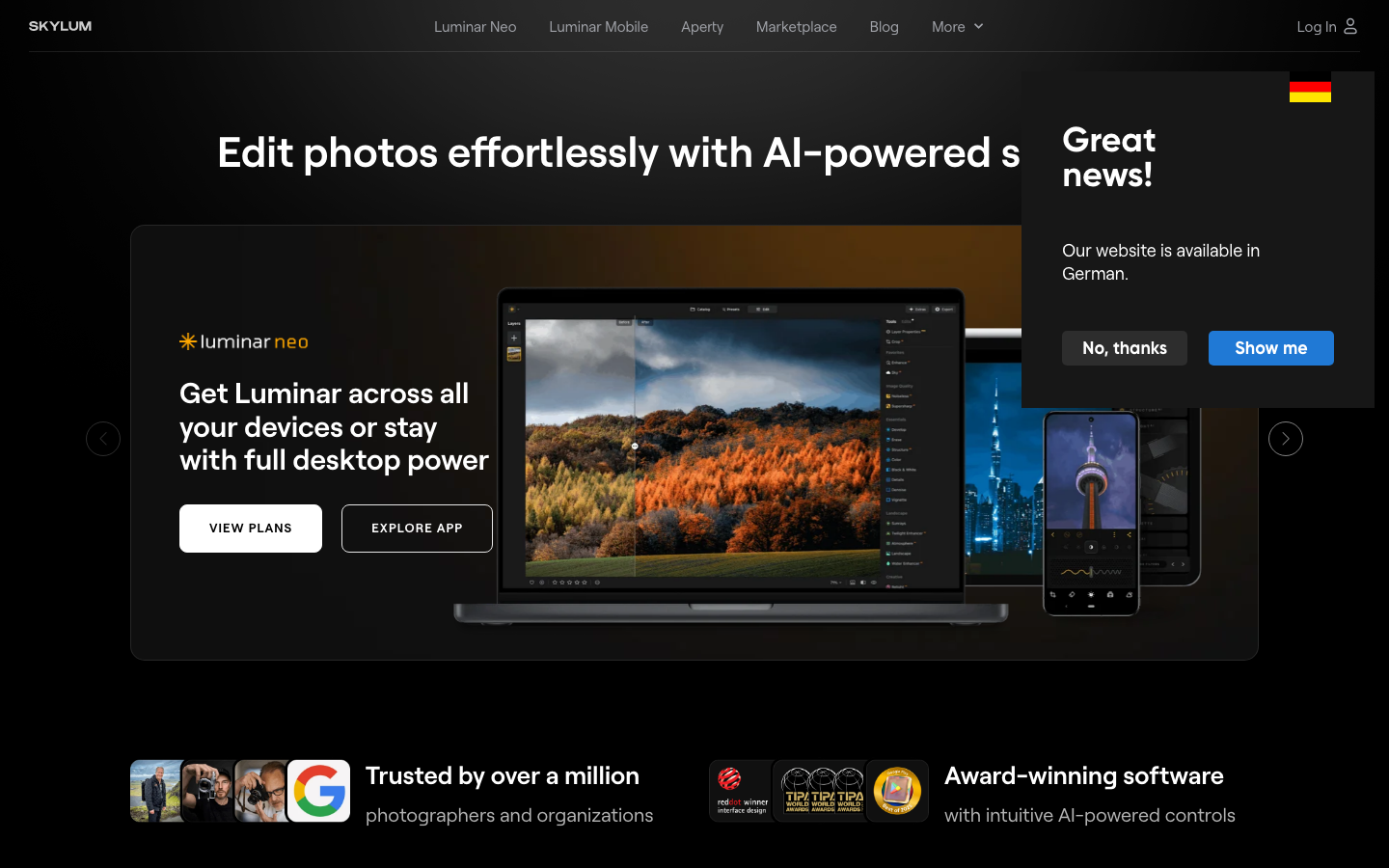 Luminar Neo – KI-gestützte Photoshop Alternative von Skylum