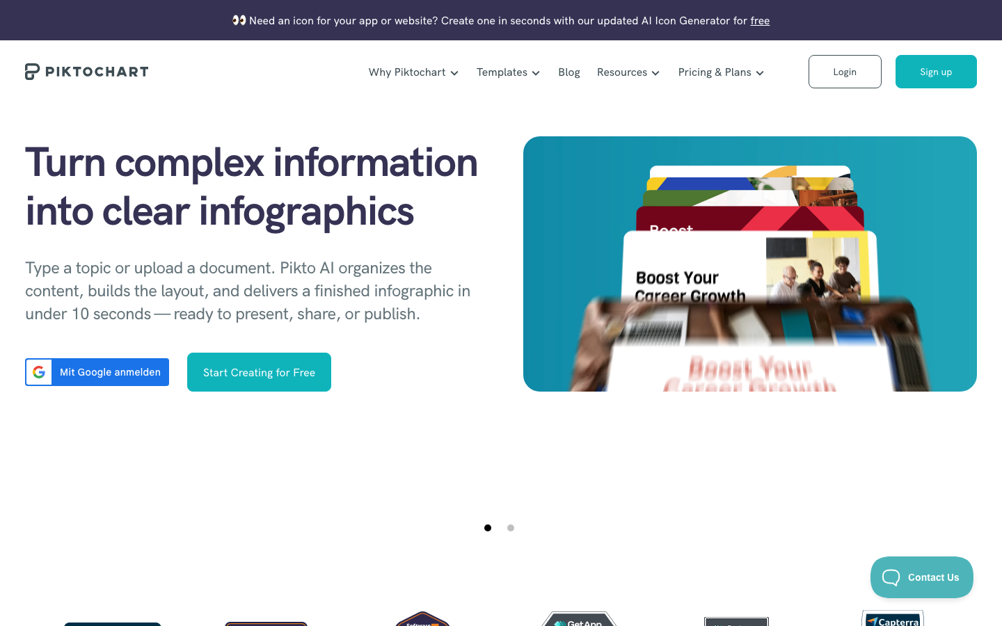 Piktochart – Canva Alternative für Infografiken