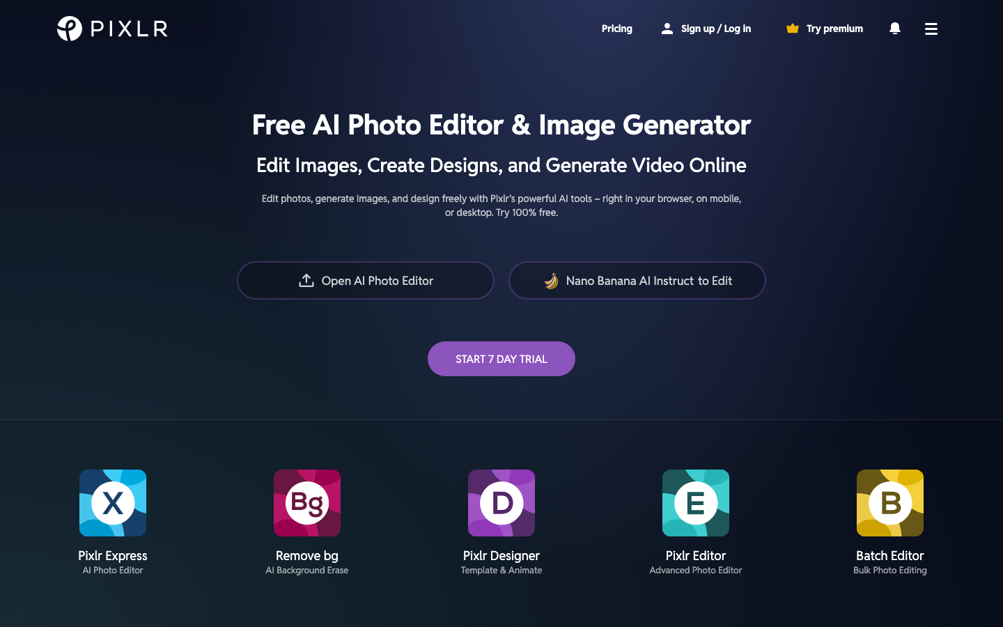 Pixlr – schnelle Bildbearbeitung im Browser