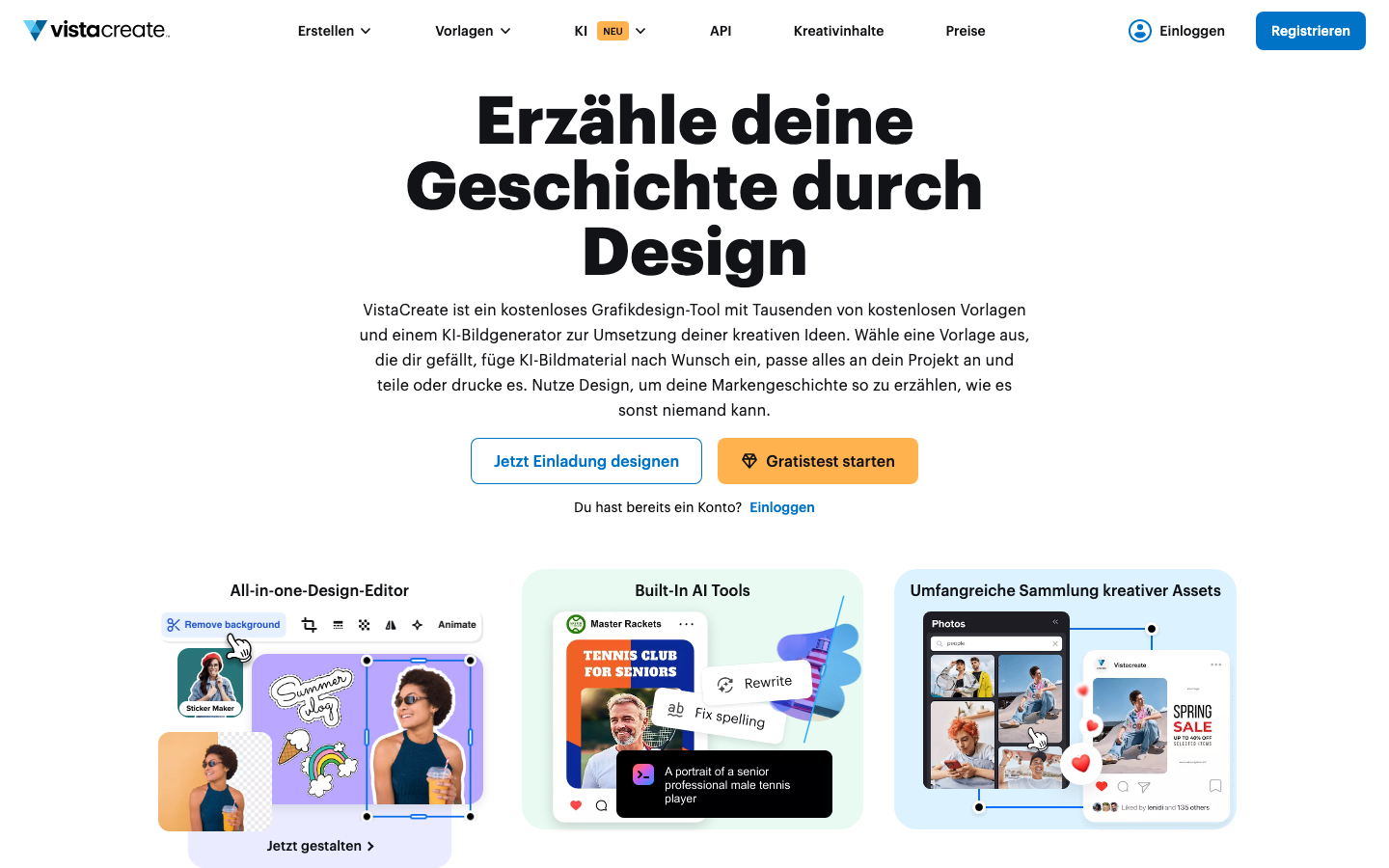 VistaCreate: Canva-Alternative für Social-Media-Grafiken