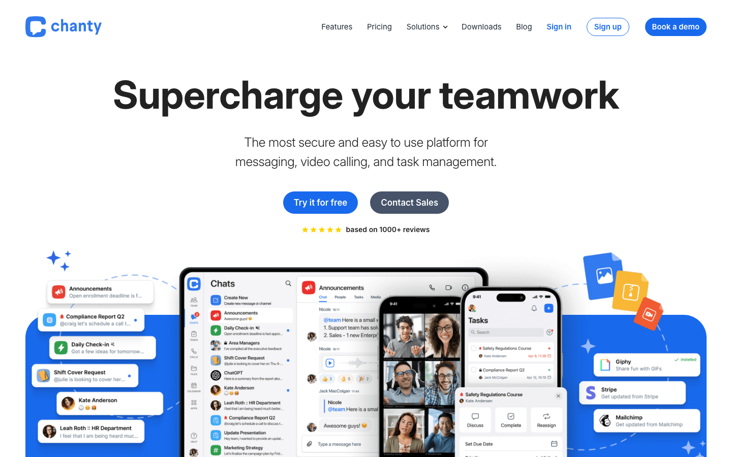 Chanty: einfache und günstige Discord Alternative für kleine Teams