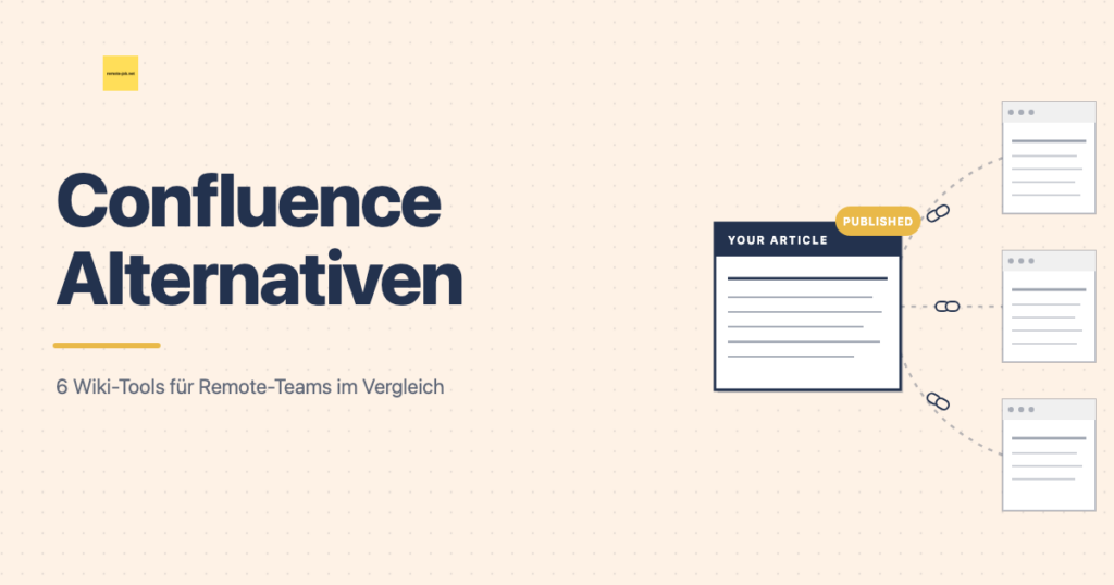 Confluence Alternative 2026: 6 Wiki-Tools für Remote-Teams