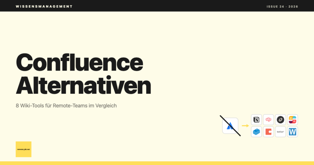 Confluence Alternativen: 8 Wiki-Tools für Remote-Teams im Vergleich