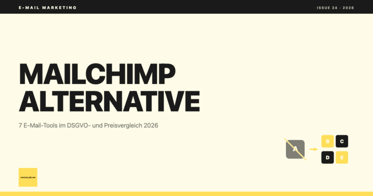 Mailchimp Alternative 2026: 7 E-Mail-Marketing-Tools im Vergleich
