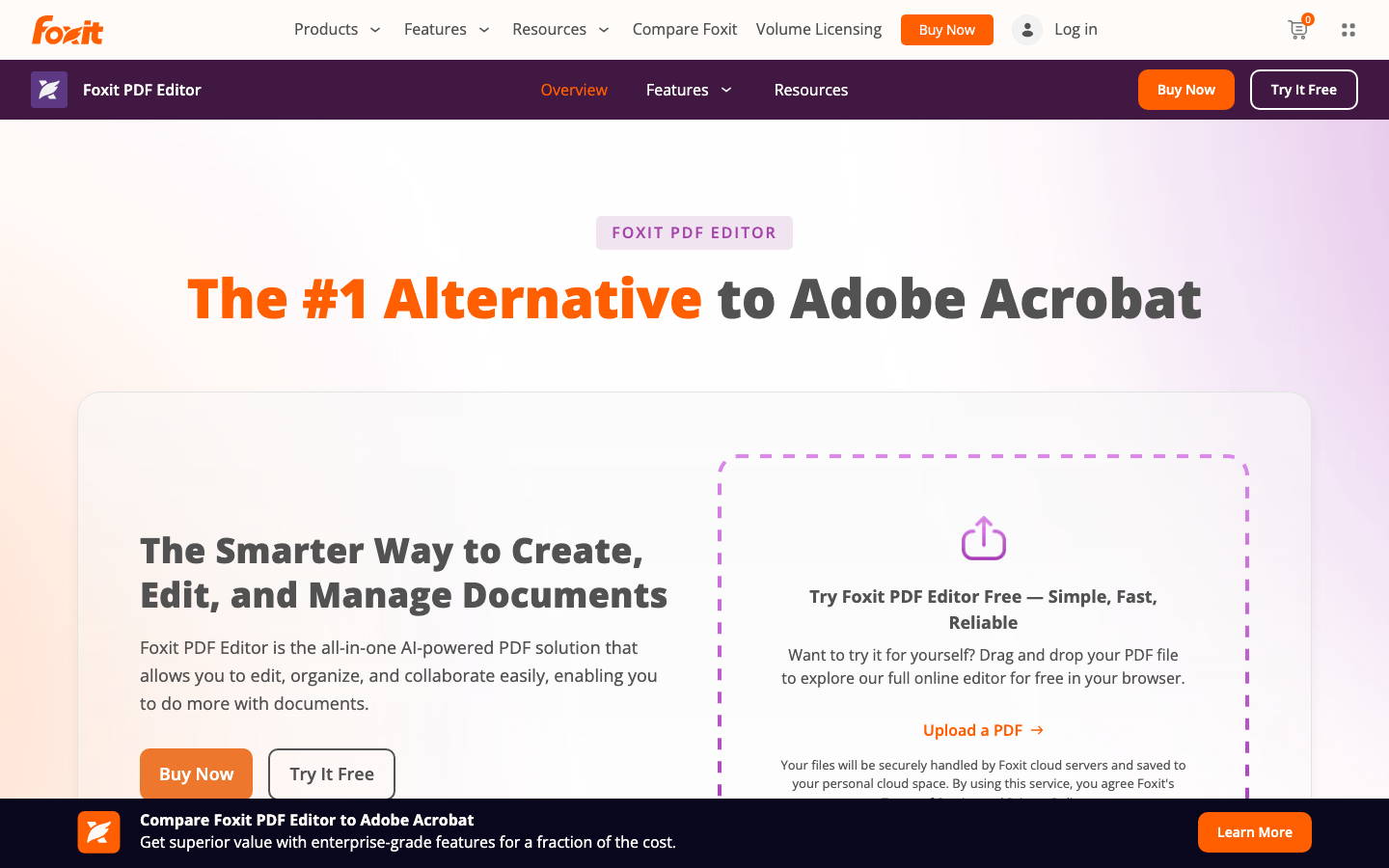 Foxit PDF Editor - Adobe Acrobat Alternative für Teams