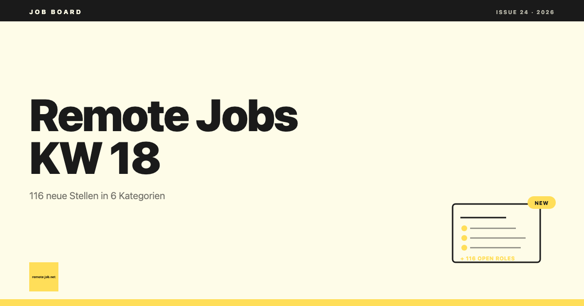 remote-jobs-kw-18-116-neue-stellen-in-6-kategorien