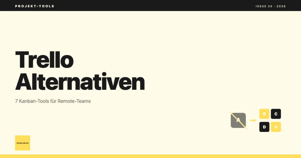 Trello Alternative 2026: 7 Kanban-Tools im Vergleich