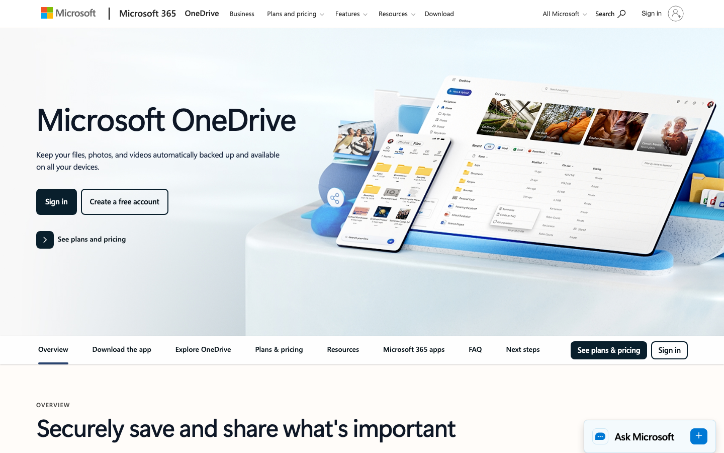 Microsoft OneDrive – Cloud-Speicher für Office-Nutzer