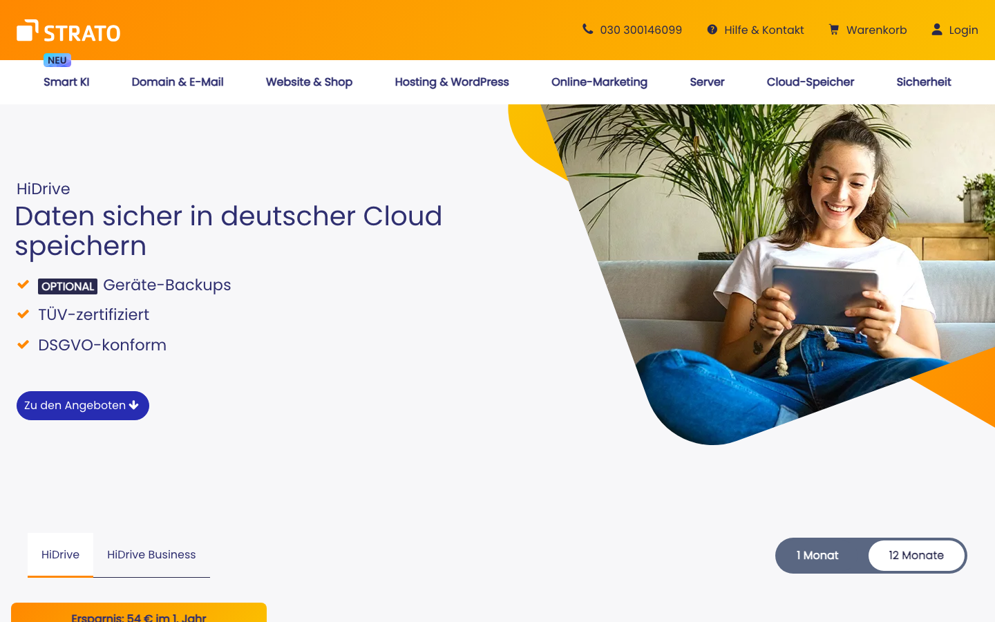 Strato HiDrive – DSGVO-konformer Cloud-Speicher auf deutschen Servern