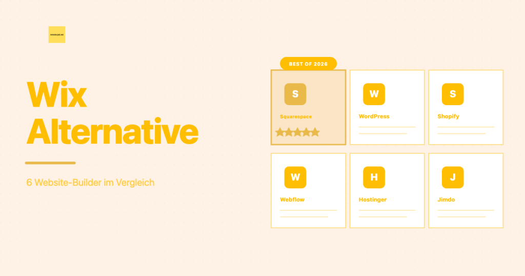 Wix Alternative 2026: 6 Website-Builder im Vergleich