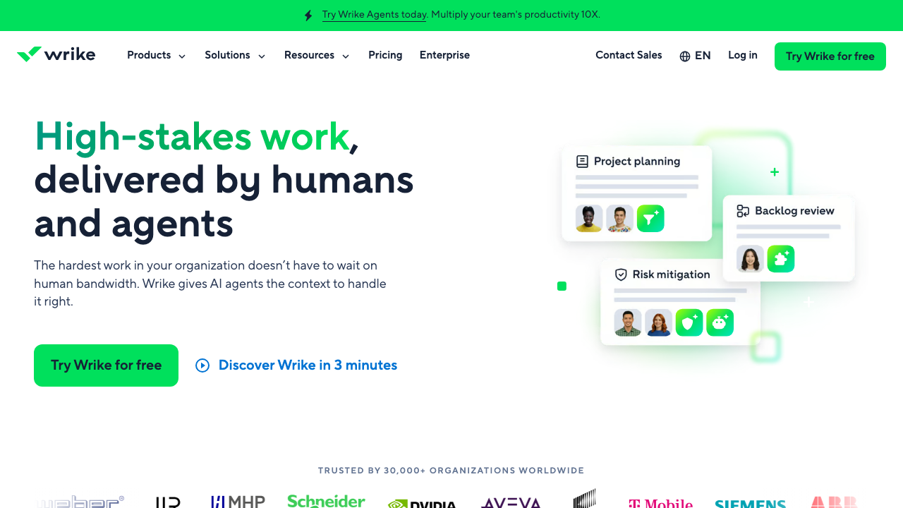 Wrike Projektmanagement: Enterprise-Board und Approval-Workflows