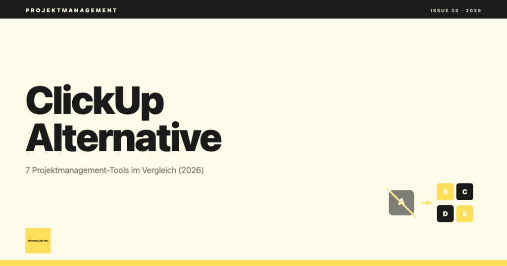 ClickUp Alternative 2026: 7 Projektmanagement-Tools im Vergleich