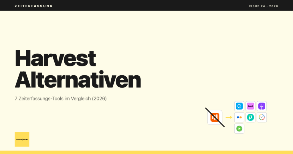 Harvest Alternativen: 7 Zeiterfassungs-Tools im Vergleich