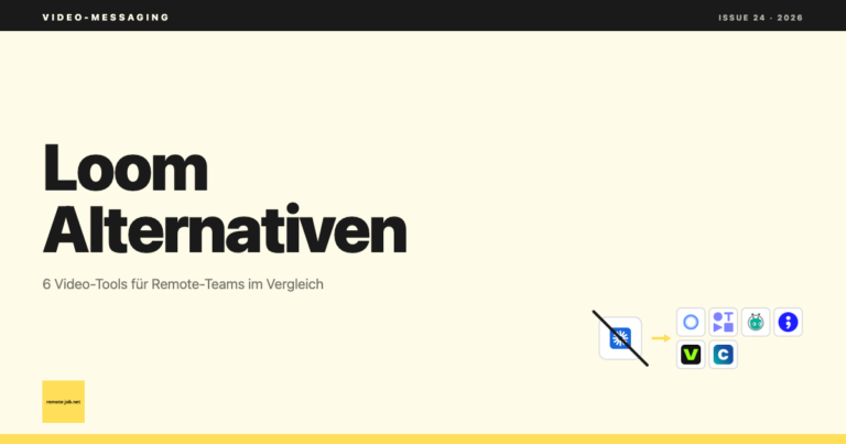 Loom Alternativen: 6 Video-Tools für Remote-Teams im Vergleich