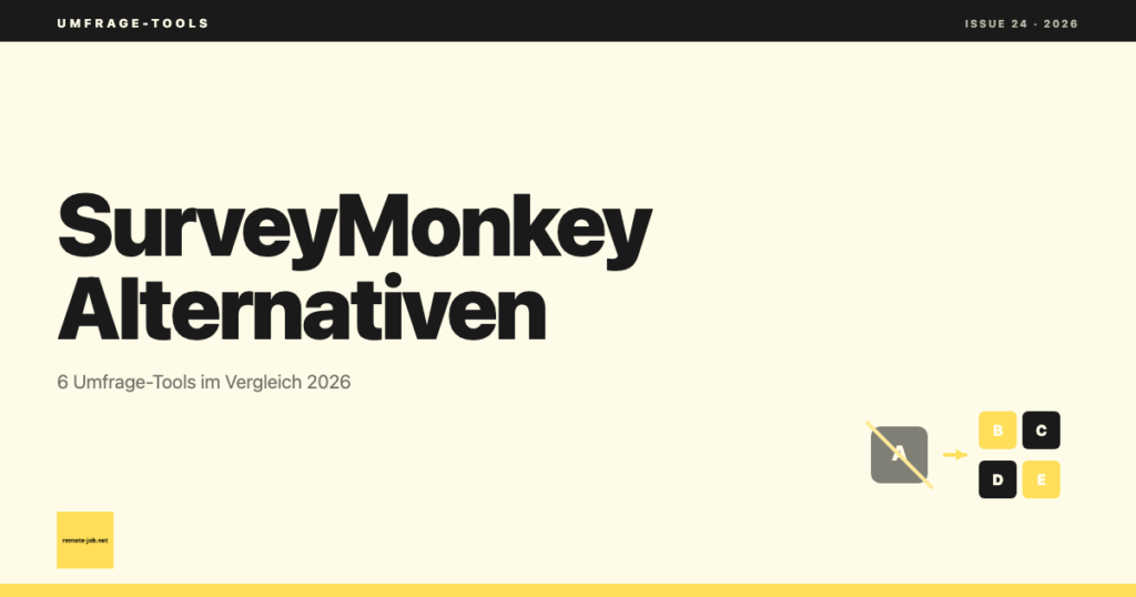 SurveyMonkey Alternative 2026: 6 Umfrage-Tools im Vergleich