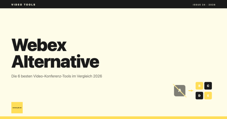 remote-job.net: Webex Alternative 2026