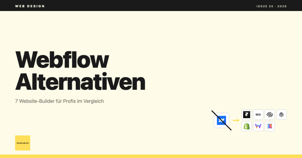 Webflow Alternative 2026: 7 Website-Builder für Profis im Vergleich