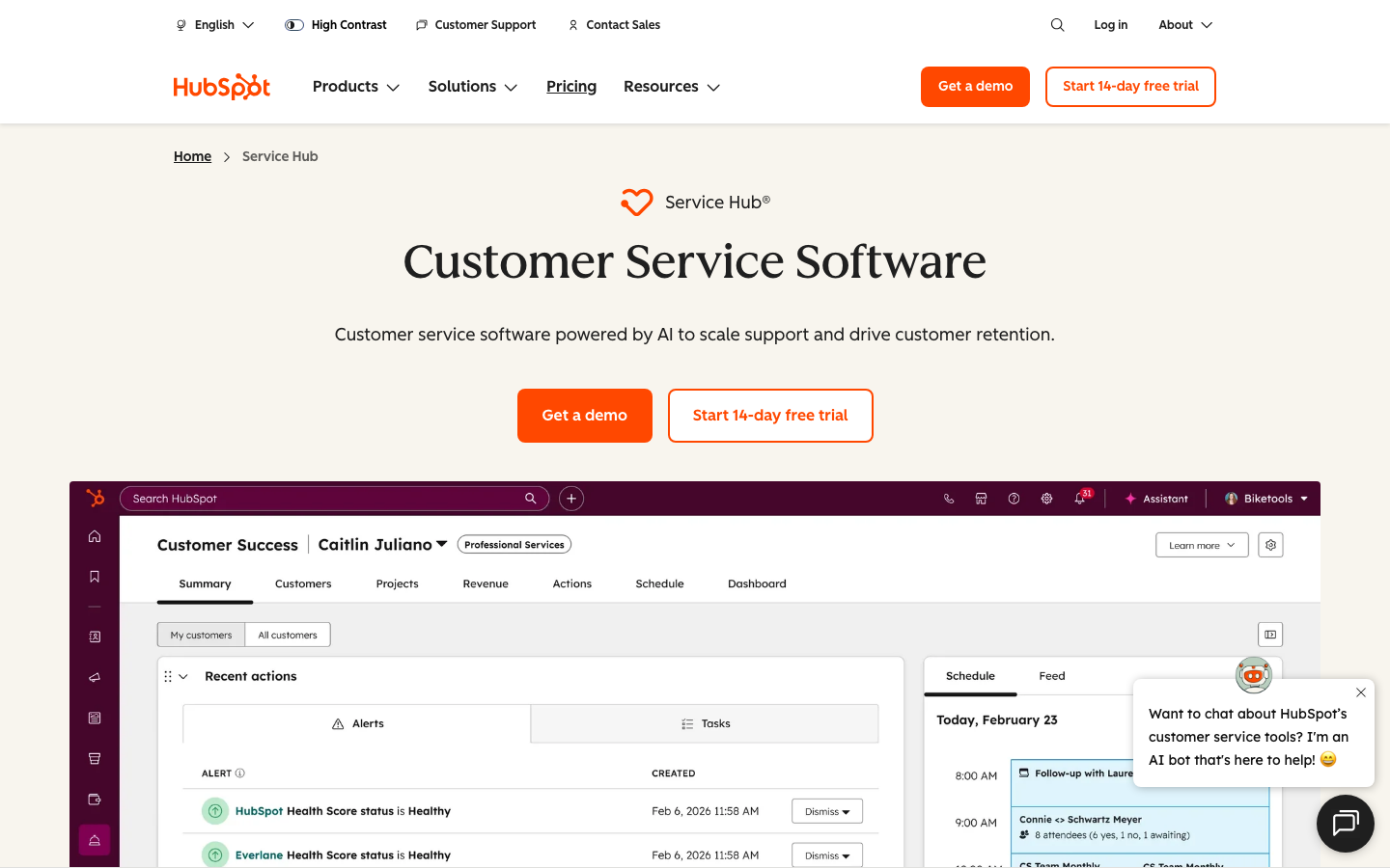HubSpot Service Hub - Freshdesk Alternative