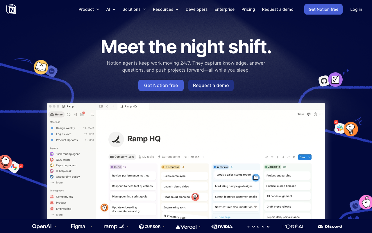 Notion Startseite Screenshot 2026