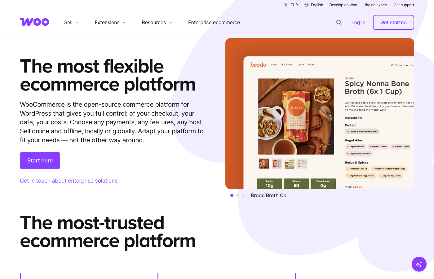 WooCommerce Homepage - Die kostenlose Open-Source-Lösung für Online-Shops