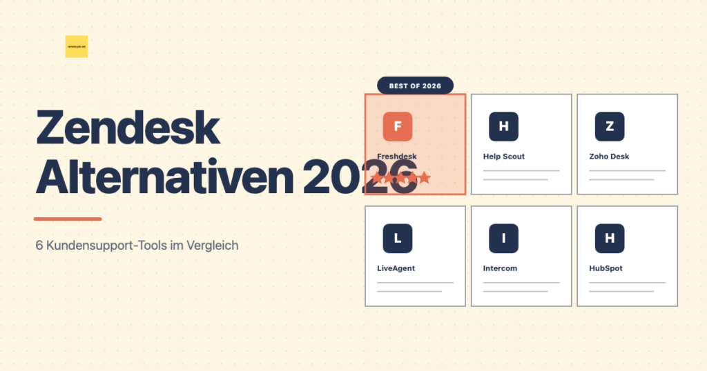 Zendesk Alternative 2026: 6 Kundensupport-Tools im Vergleich