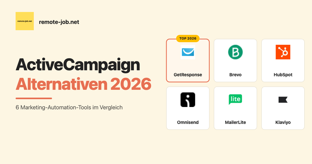 ActiveCampaign Alternative 2026: 6 Marketing-Automation-Tools im Vergleich