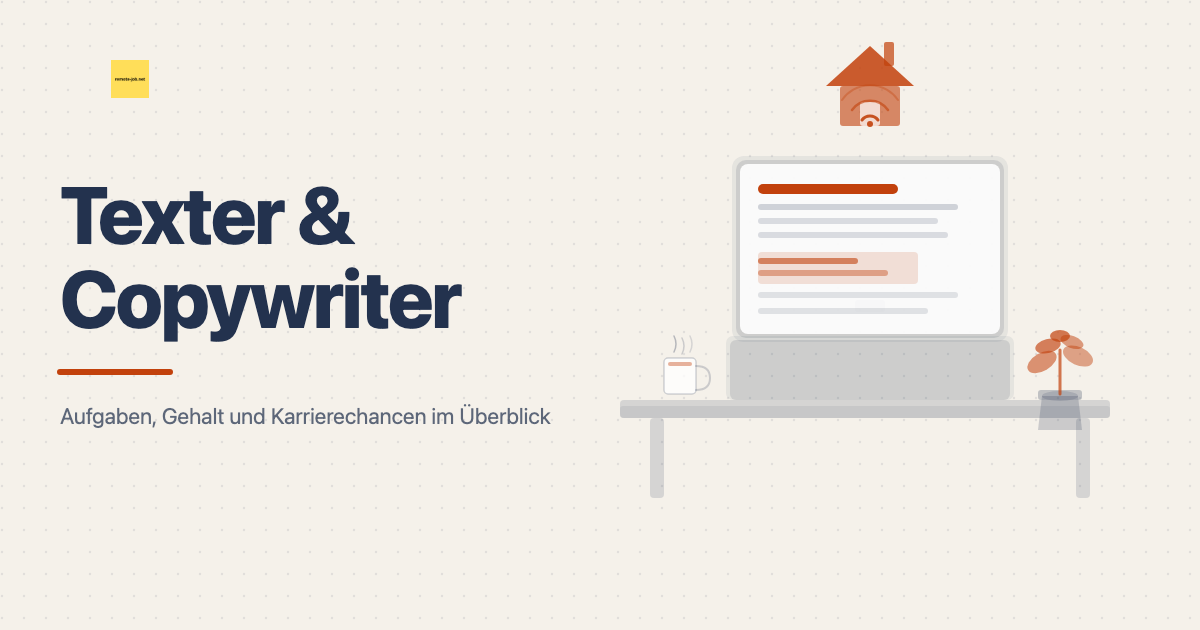 remote-job.net: Texter & Copywriter: Aufgaben, Gehalt & Karrierechancen 2026