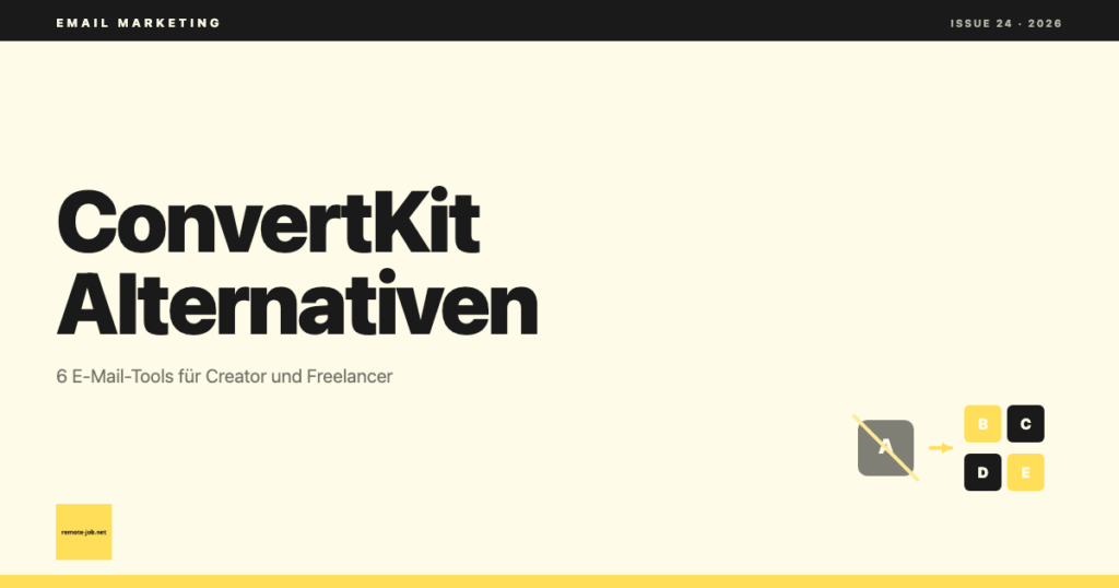 ConvertKit Alternative 2026: 6 E-Mail-Tools für Creator & Freelancer