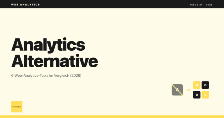 remote-job.net: Google Analytics Alternative 2026
