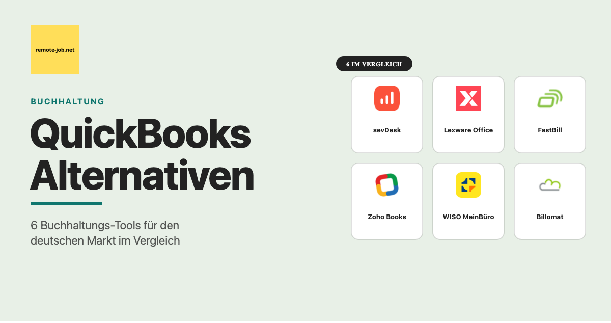 QuickBooks Alternativen: 6 Buchhaltungs-Tools im Vergleich
