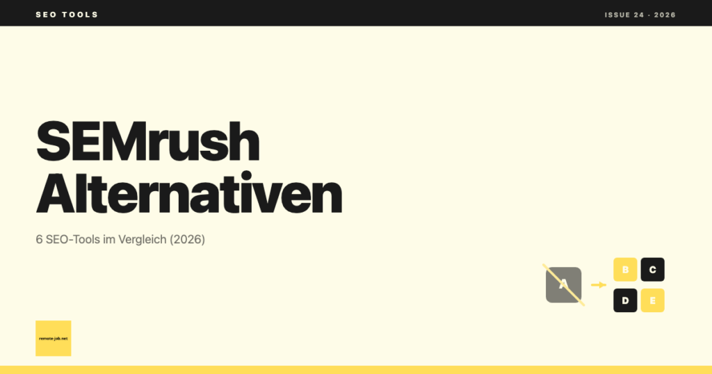 SEMrush Alternative 2026: 6 SEO-Tools im Vergleich