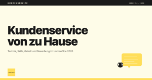 remote-job.net: Kundenservice von zu Hause