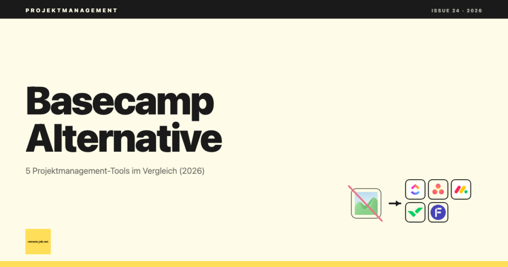 Basecamp Alternative 2026: 5 Projektmanagement-Tools im Vergleich
