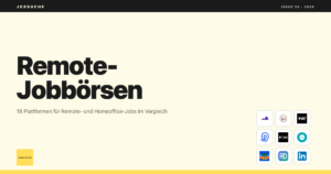 remote-job.net: Remote-Jobbörsen im Vergleich